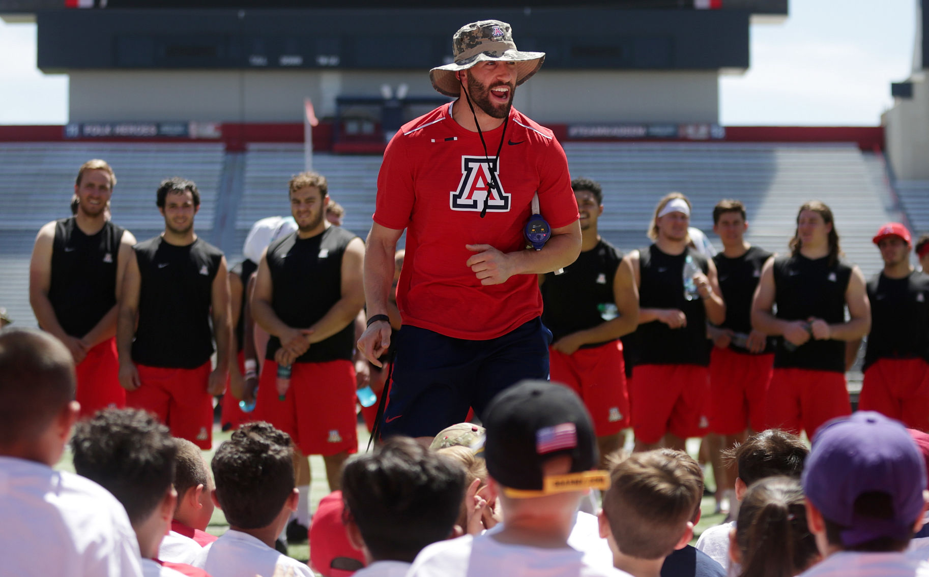 Arizona Wildcats KidCats spring football experience
